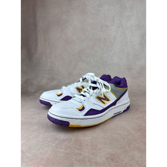 Vintage 1980s New Balance James Worthy Lakers Purple Basketball Shoes Size 8.5 B main image 6